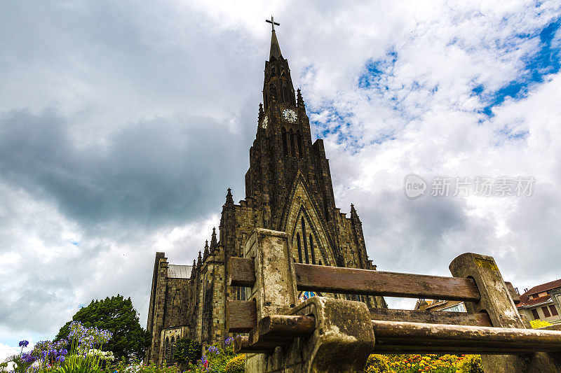 巴西南部Canela市的石头大教堂(Pedra Catedral)
